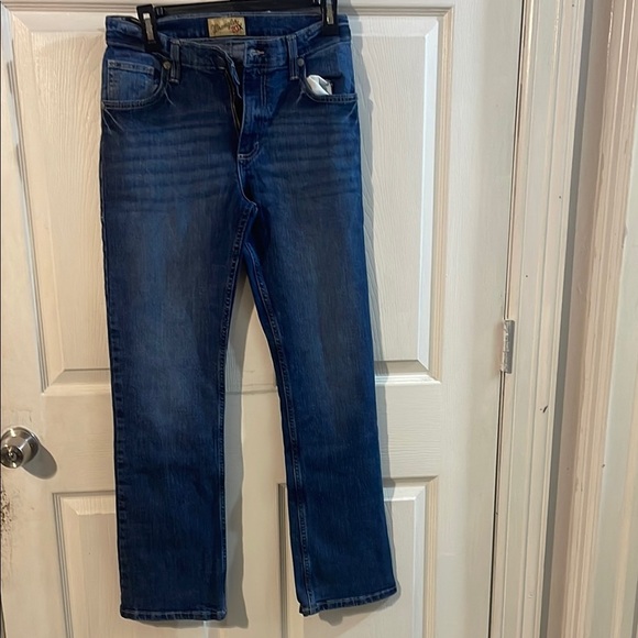 Wrangler Men's Blue Straight Jeans - Picture 1 of 7